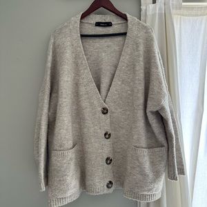 Zara grey cardigan